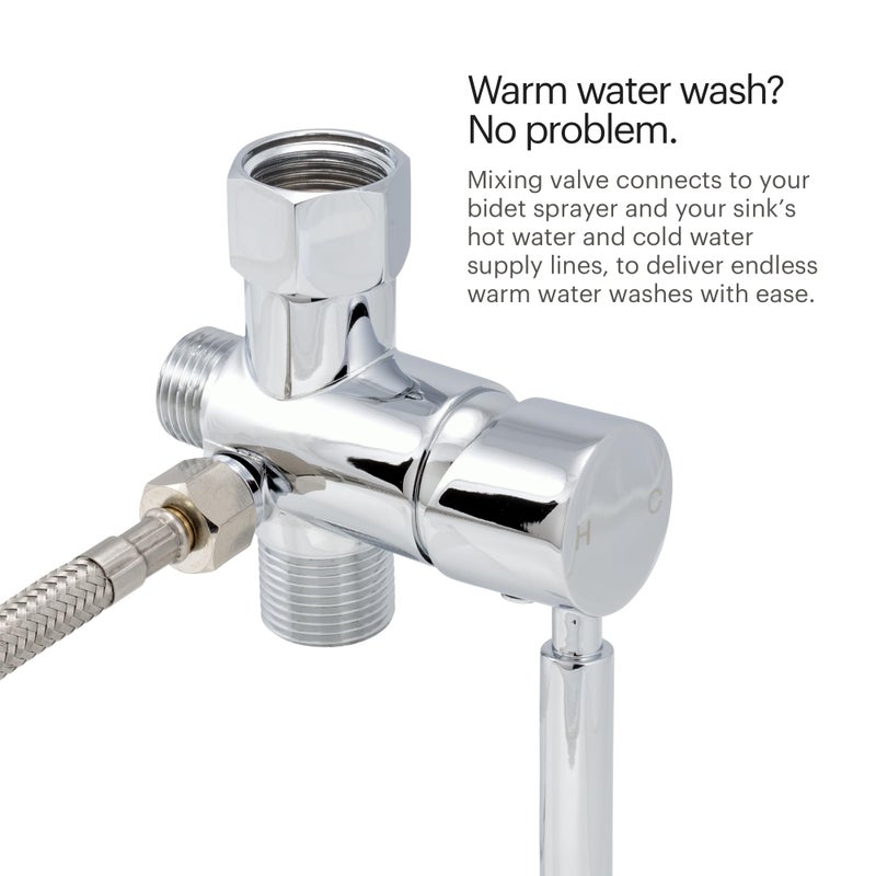 Brondell Hot/Cold Bidet Mixing Valve Upgrade Kit - Image 3